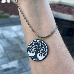 Tree of Life 3D Printed Pendant Necklace